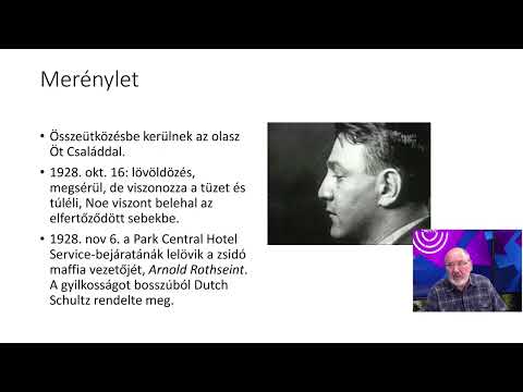 Szunyogh Szabolcs előadása: Zsidó gengszterek 3.rész