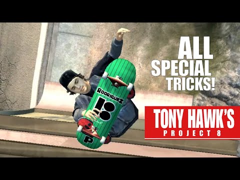 Tony Hawk’s Project 8: ALL SPECIAL TRICKS!