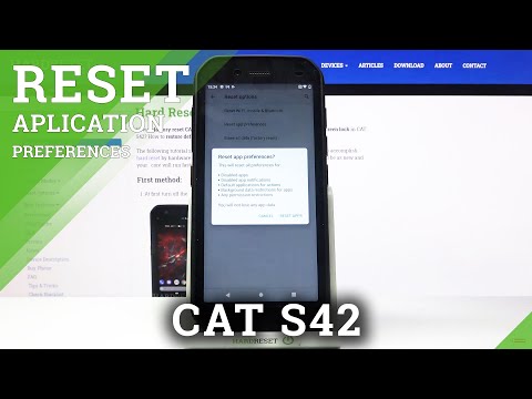 How to Reset Apps Preferences in CAT S42 – Restore Apps Preferences