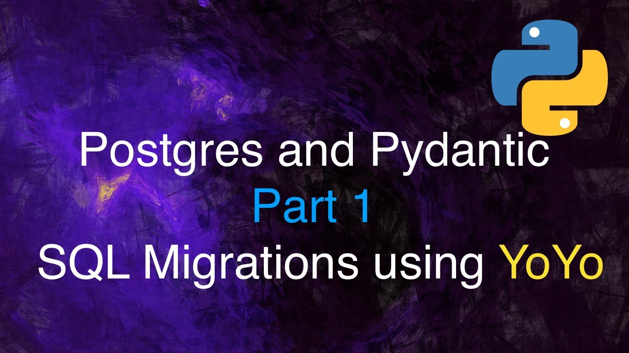 Postgres SQL Migrations using YoYo