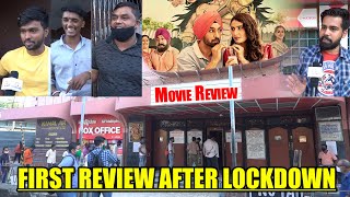 FIRST MOVIE REVIEW - After Lockdown | Suraj Pe Mangal Bhari Public Review |  Diljit, Manoj, Fatima