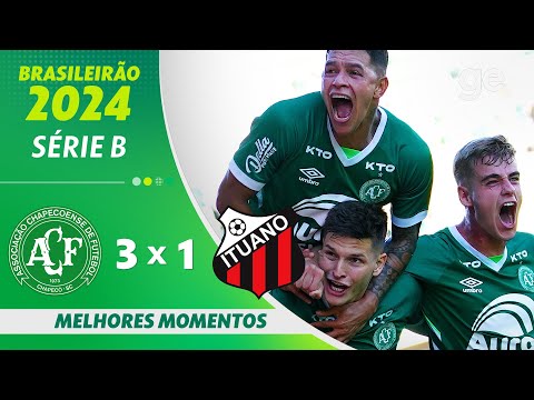 Gols e lances de Chapecoense x Ituano