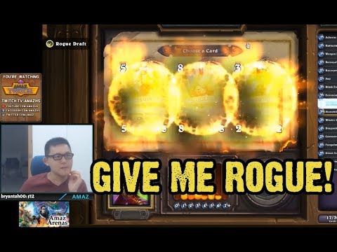 Amaz 12 wins Arena with Rogue - GIVE ME ROGUE!