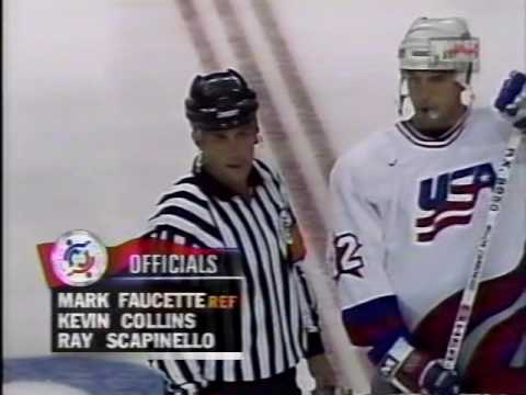 1996 World Cup of Hockey Finals Game 1 USA vs Canada