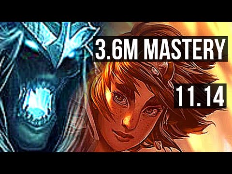 KARTHUS vs TALIYAH (JUNGLE) | 3.6M mastery, 2100+ games, 6 solo kills | KR Master | v11.14