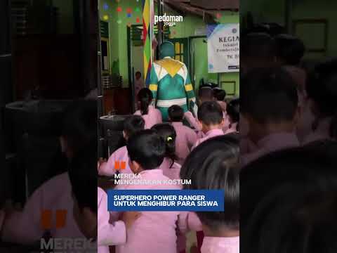 Power Rangers Antar MBG di Prambanan, Sleman