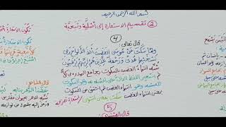 صورة البلاغة الواضحة ( الاستعارة الأصلية والتبعية )  9