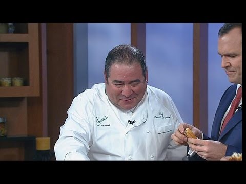 Emeril Lagasse Cooks Up His Classic Tuscan White Bean Soup