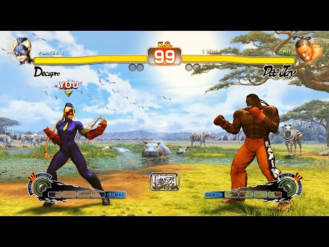 Decapre vs Dee Jay (Hardest AI) - Ultra Street Fighter IV.