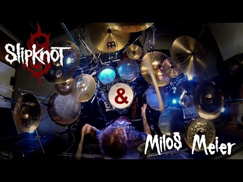 Miloš Meier - SLIPKNOT - Psychosocial + DRUM SOLO (Drum Cover)