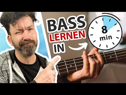Learn bass in just 8 minutes - ideal for beginners.