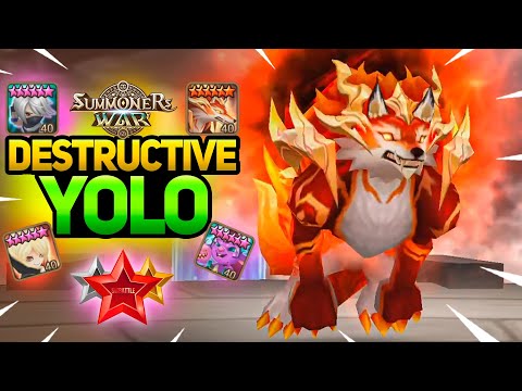 DESTRUCTIVE G3 YOLO Team in Summoners War