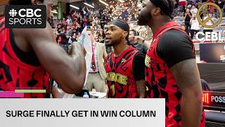 Armani Chaney's game-winning three-pointer lifts Surge over Badgers for first win of season