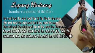 Download lagu Lupang Hinirang Bandurria notes| Pambansang Awit mp3