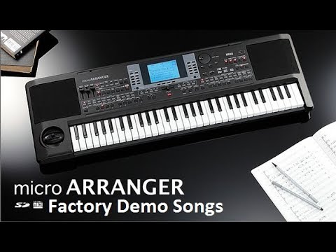 Korg MicroARRANGER - Factory Demo Songs (+MIDI files download)