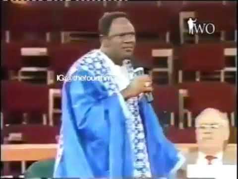 Watch as Bishop Benson Idahosa laid hands on Pastor Benny Hinn and declared words on him