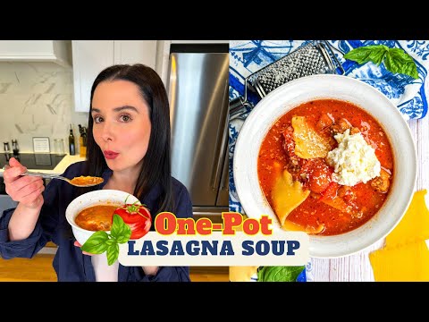 One-Pot Lasagna Soup