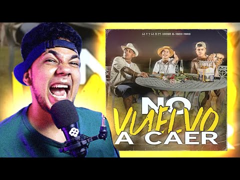 LA T Y LA M Ft. HOMER EL MERO MERO - No Vuelvo a Caer (Video Oficial) / REACCIÓN