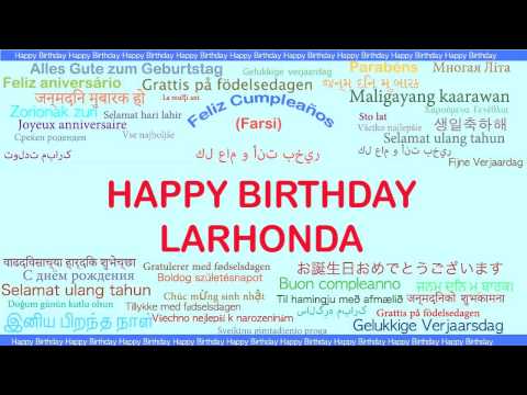 LaRhonda   Languages Idiomas - Happy Birthday