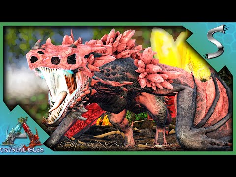 THE CRYSTAL WYVERN QUEEN BOSS ARENA IS AMAZING! - Ark: Crystal Isles DLC
