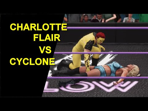 WWE 2K18 Charlotte vs Cyclone - Last Person Standing