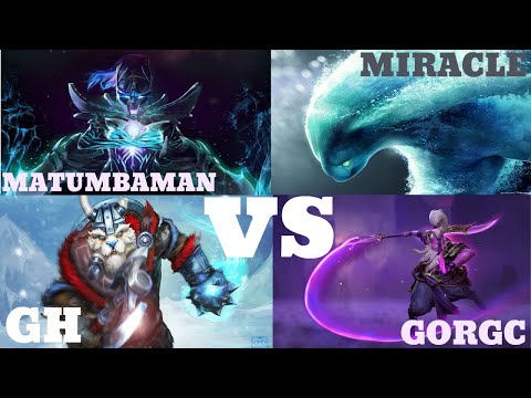 MATUMBAMAN(PHANTOM ASSASSIN) w/ GH( TUSK) vs. MIRACLE (MORPHLING) w/ GORGC(VOID SPIRIT) pro DOTA 2