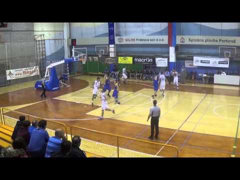 KK Portorož : KK Šenčur highlights 29.10.2014