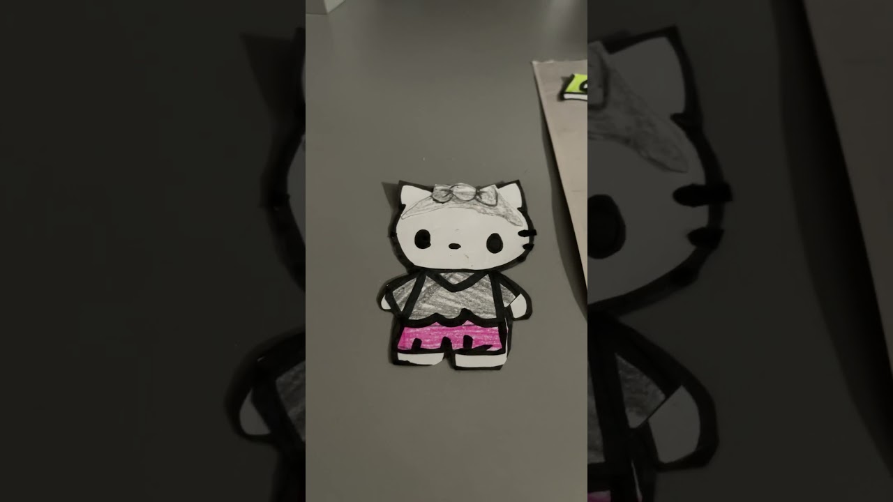 hello kitty paper doll  #paper #papercraft #paperdoll #hellokitty