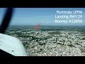 Mooney landing RWY 29 at Portimão LPPM