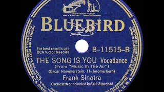 1942 version: Frank Sinatra - The Song Is You