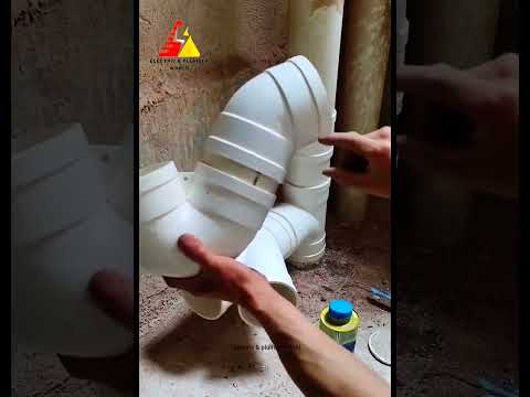 Renovation series Bathroom pvc 4"/3" pipe fittings tips and tricks || Plumbing basics
