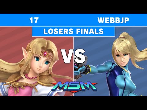 MSM Online 49 - 17 (Zelda) Vs. EDM | WebbJP (Zero Suit Samus) - Losers Finals