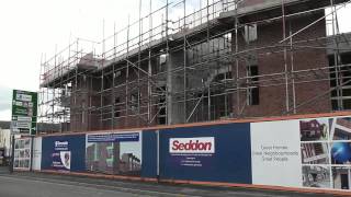 preview picture of video 'Building new houses on Moss Street, Ashton under Lyne Aug 2014'