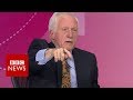 Question Time Host Dimbleby Boots Out Audience Member BBC News