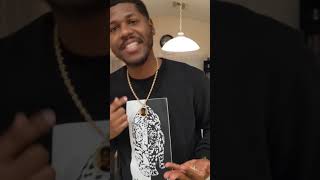 Iced out angel pendant (Jewelry Unlimited)