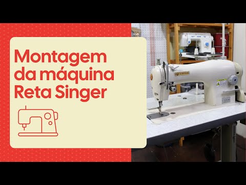 Montagem da máquina Reta Singer  | CASA DAS MÁQUINAS
