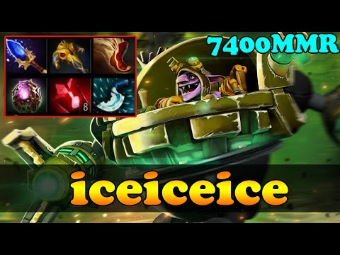 iceiceice 7400 MMR Plays Timbersaw Vol 1 - Ranked Match Gameplay - Dota 2
