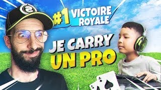 J ai joué avec un joueur pro de *12 ans* sur fortnite 