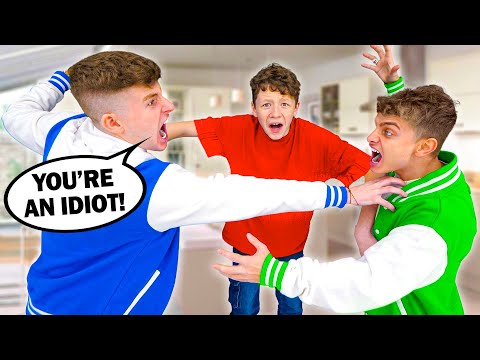 ARGUING In Front Of My LITTLE BROTHER To See How He Reacts!