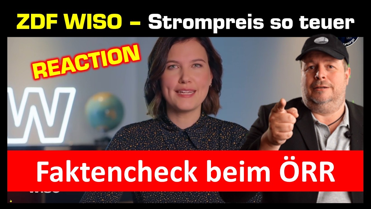 ZDF WISO - Warum Strom in Deutschland so teuer ist? Wer kassiert? -  Reaction