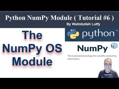 Python The Numpy Os Module On Linux And Windows Platforms Tutorial 6