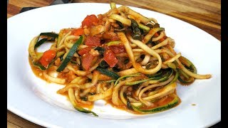 Vegan Zoodles - healthy recipe channel