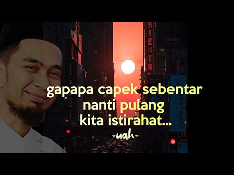 Sadarilah Kehidupan Akhirat Lebih Baik Daripada Dunia ~ Ustadz Adi Hidayat Lc MA