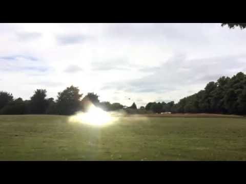 Slow-mo shock wave blast effect