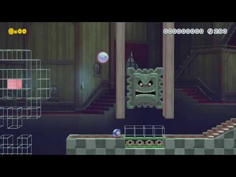 Buu's, Thwomps, Blinking block's by Basko - Super Mario Maker 2 - No Commentary 1by