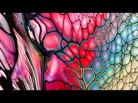 (22) Sheleeart Swipe & Switcheroo/my accident😅/Fluid Art/フルイドアート アクリルポーリング ポーリングアート