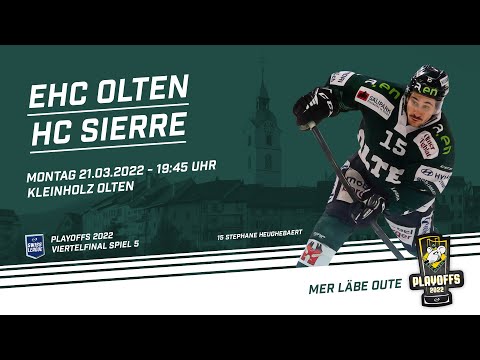 21.3.2022 EHC Olten - HC Sierre 6:2