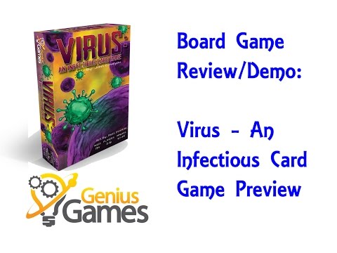 Board Game Review and Gameplay Demo - Virus: An Infectious Card Game