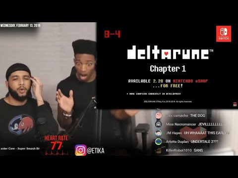 Etika Reacts To DELTARUNE Comming To Switch [Highlights]