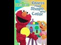 Opening To Sesame Street Guess That Shape And Color 2006 Sony Wonder DVD Redone With Capture Card